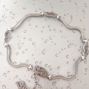 Brighton Inspired Silver Chain Belt